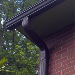 5" K-Style Aluminum Gutters w/ 3" x 4" Aluminum Downspouts