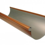 Half-Round 6" Gutters Available in Aluminum, Galvalume or Copper