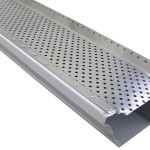 Aluminum Gutter Guard w/ Round Holes